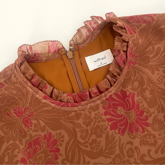 Aritzia Wilfred Swept Floral Mini Dress - Picture 8 of 10